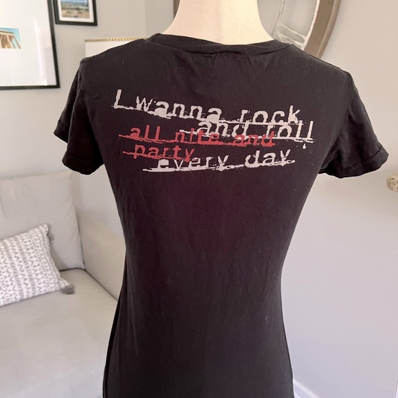 VINTAGE KISS rock back black t-shirt Size: S - Picture 3 of 5